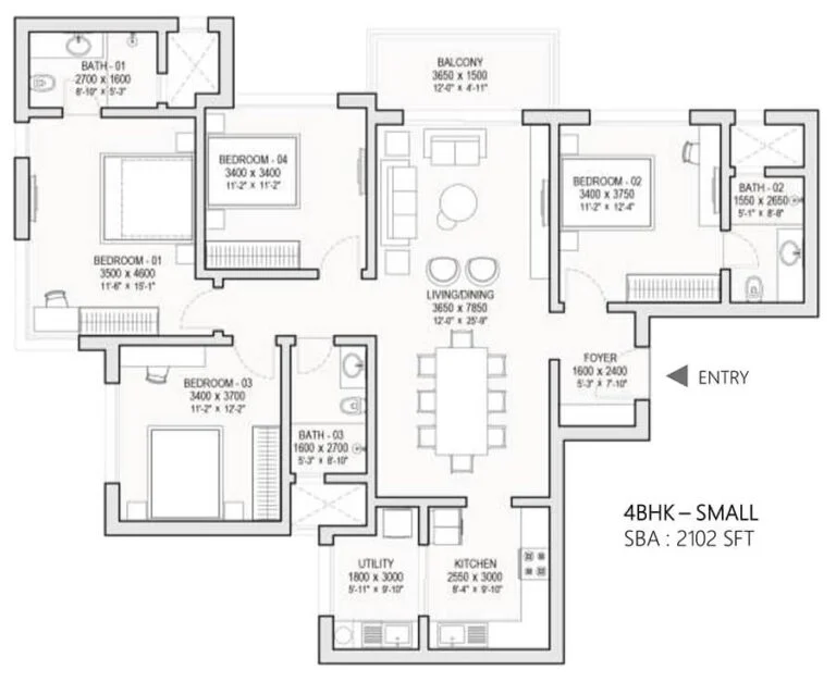 4BHK-2102-Sobha-Hoskote-Township-768x627