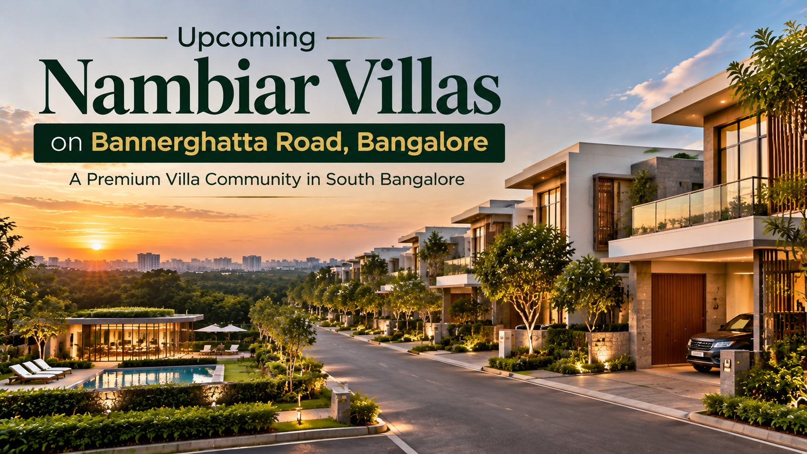 Upcoming Nambiar Villas on Bannerghatta Road