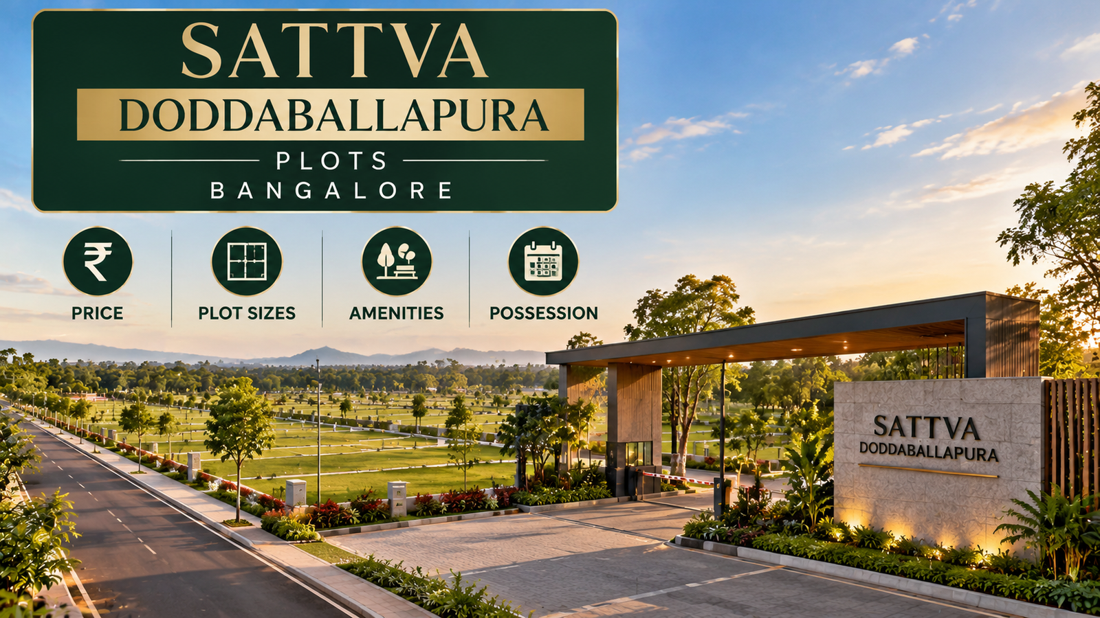 Sattva Doddaballapura Plots